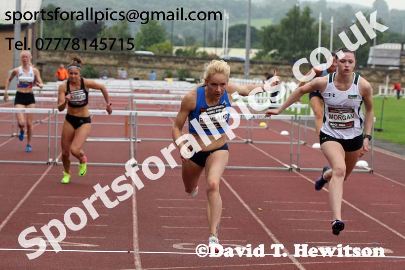 Womens heptathlon 100 metres hurdles, EAP International Cominted Events, Hexham. Photo: David T. Hewitson/Sports for All Pics